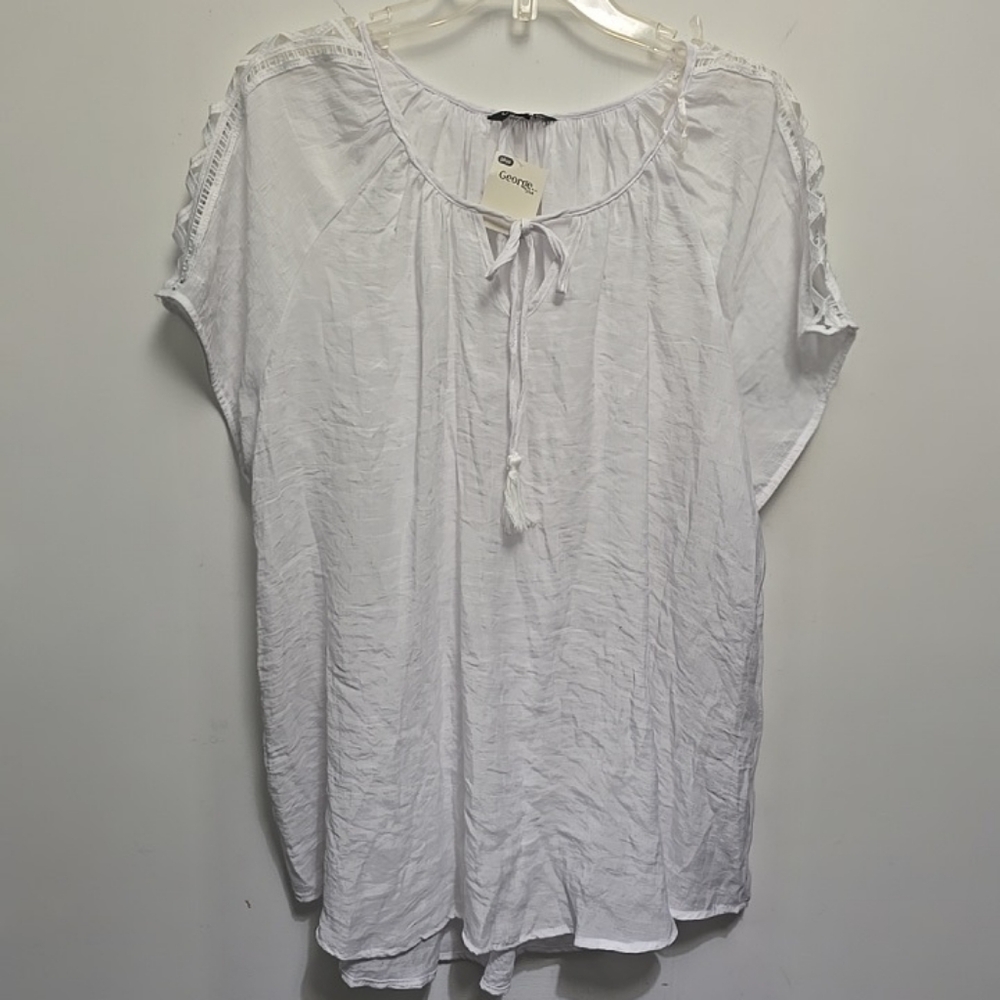 George Plus Women's Summer T-Shirt White